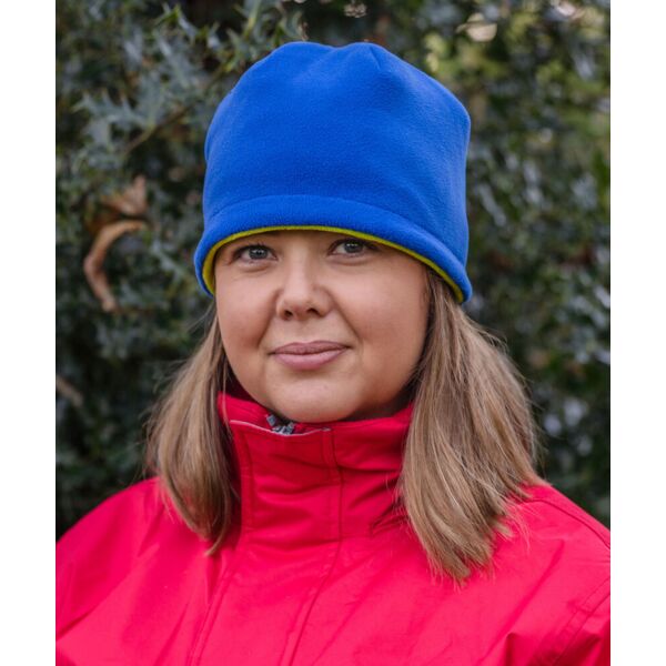 Reversible fleece skull hat Thumbnail