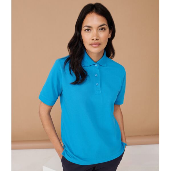 Henbury Ladies Poly/Cotton Piqué Polo Shirt Thumbnail