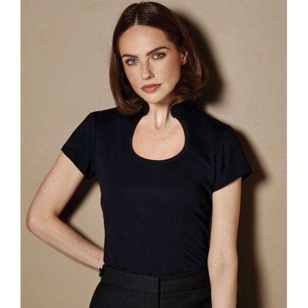 Kustom Kit Ladies Keyhole Neck Corporate Top Thumbnail