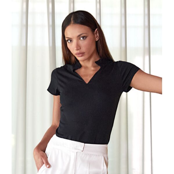Kustom Kit Ladies V Neck Corporate Top Thumbnail