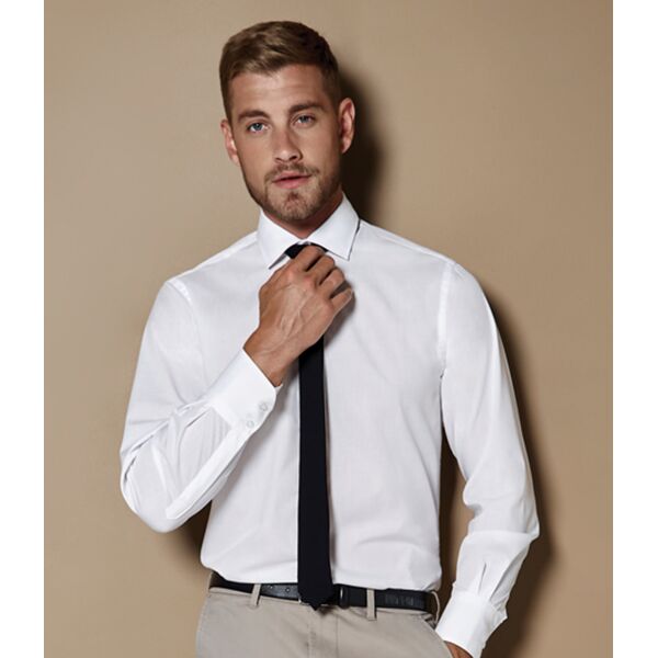 Kustom Kit Long Sleeve Tailored Business Shirt Thumbnail