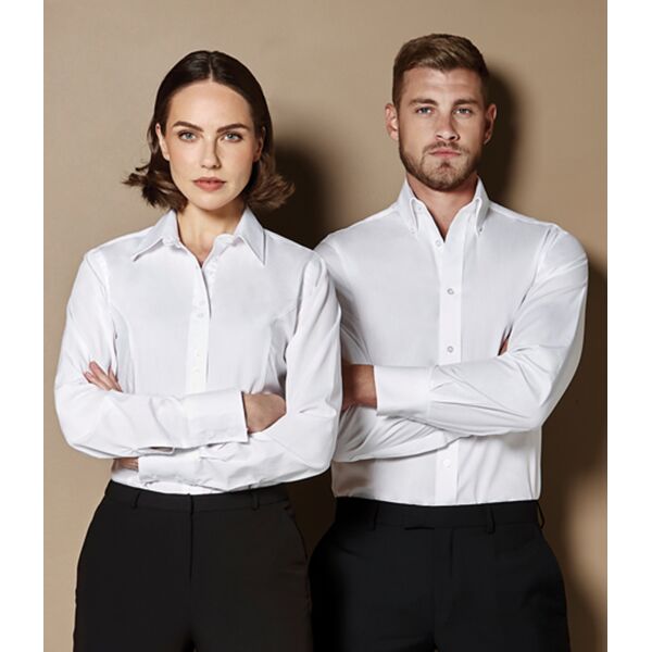 Kustom Kit Ladies Long Sleeve Tailored City Business Shirt Thumbnail