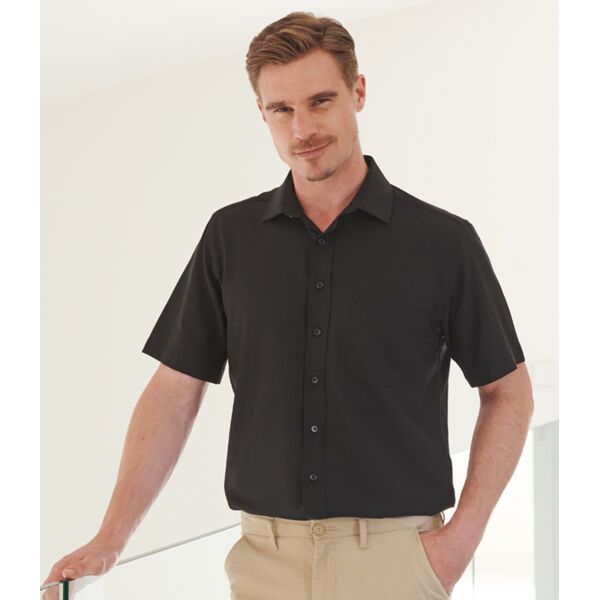 Henbury Short Sleeve Wicking Shirt Thumbnail