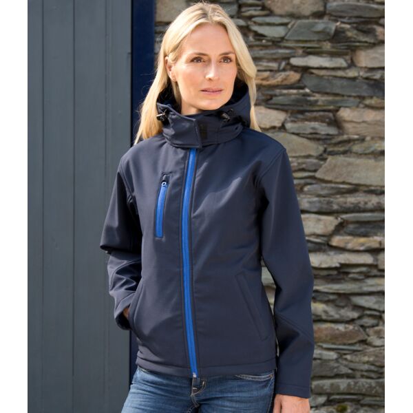 Result Core Ladies Hooded Soft Shell Jacket Thumbnail