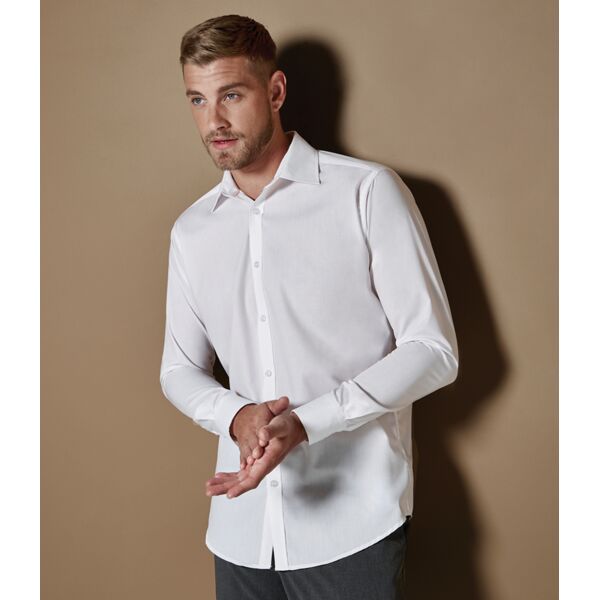 Kustom Kit Long Sleeve Slim Fit Business Shirt Thumbnail