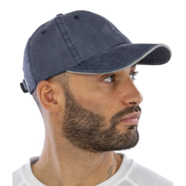 Result Washed Fine Line Cotton Cap Thumbnail