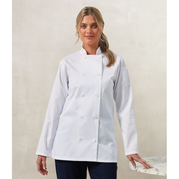 Premier Ladies Long Sleeve Chef's Jacket Thumbnail
