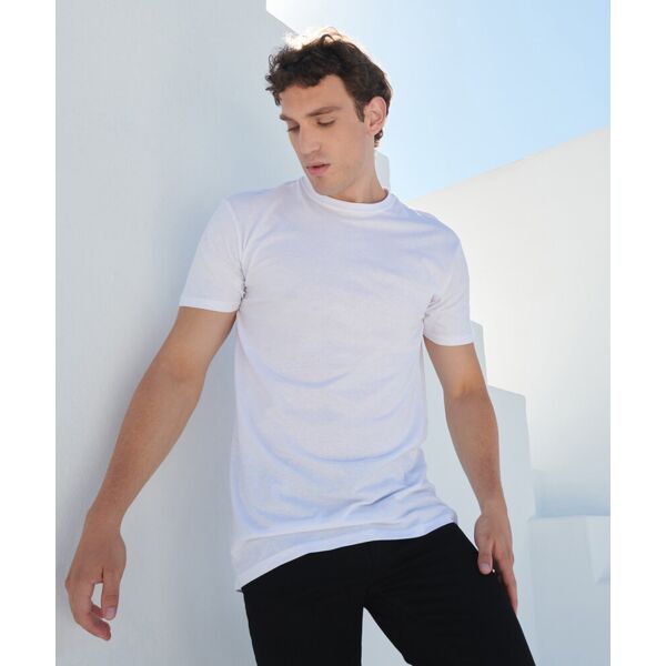 Longline t-shirt with dipped hem Thumbnail