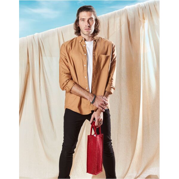 Shimmer Jute Bottle Bag Thumbnail