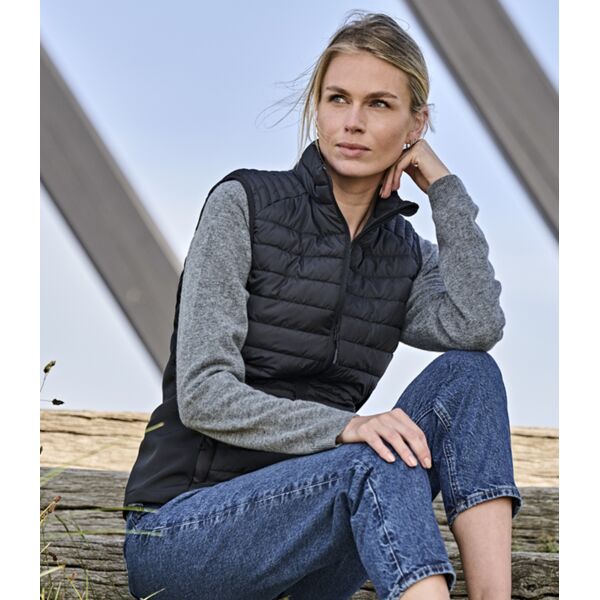 Tee Jays Ladies Crossover Padded Bodywarmer Thumbnail