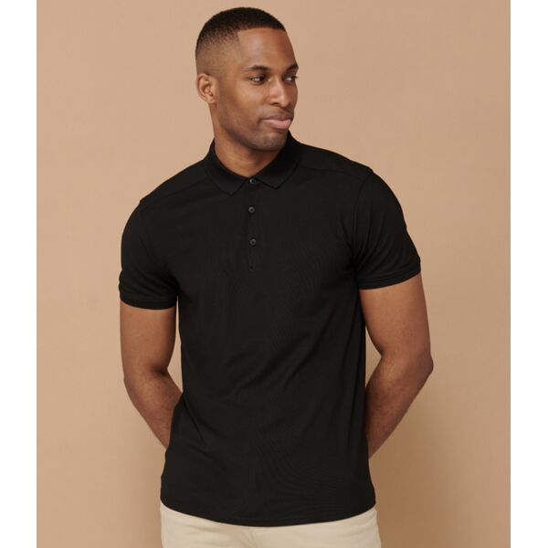 Henbury Slim Fit Stretch Microfine Piqué Polo Shirt Thumbnail