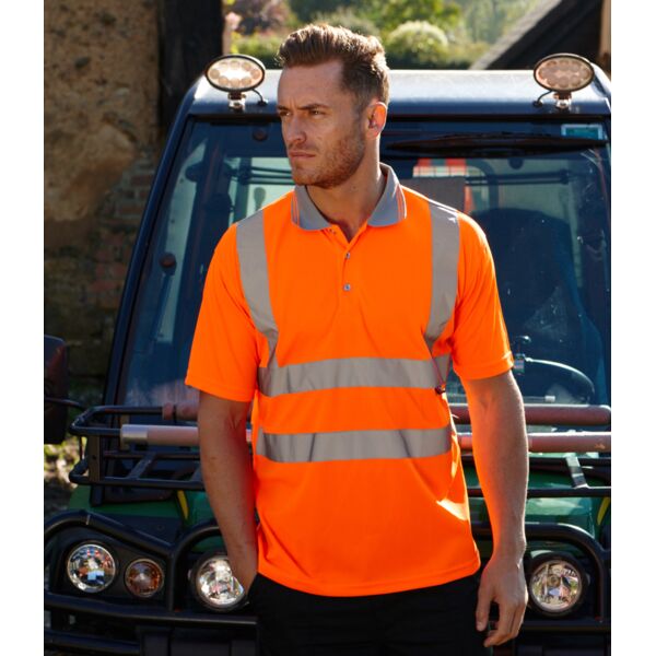 Warrior Hi-Vis Polo Shirt Thumbnail