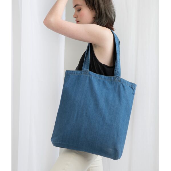 Mantis Denim Tote Bag Thumbnail