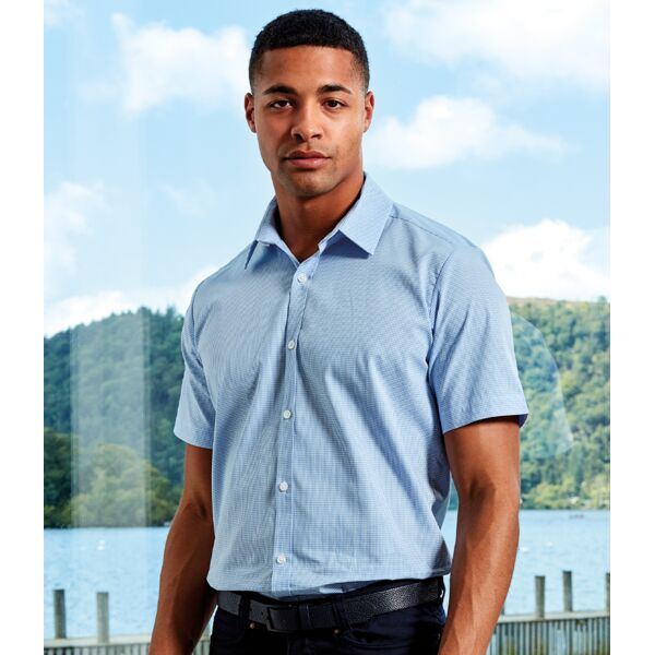 Premier Gingham Short Sleeve Shirt Thumbnail