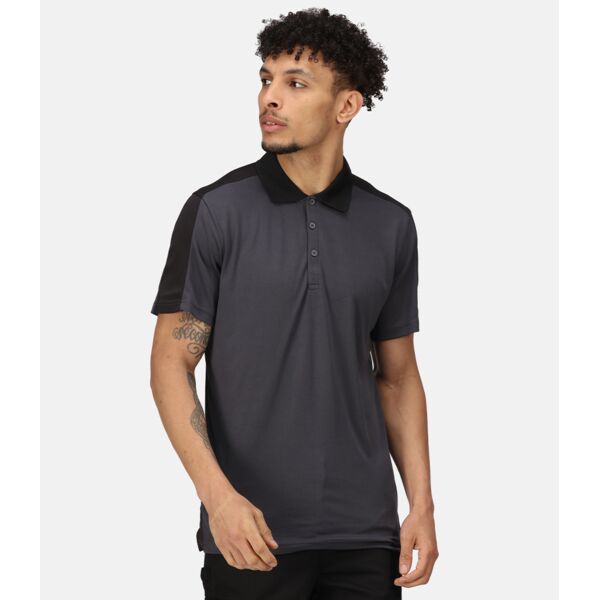 Regatta Contrast Quick Wicking Piqué Polo Shirt Thumbnail