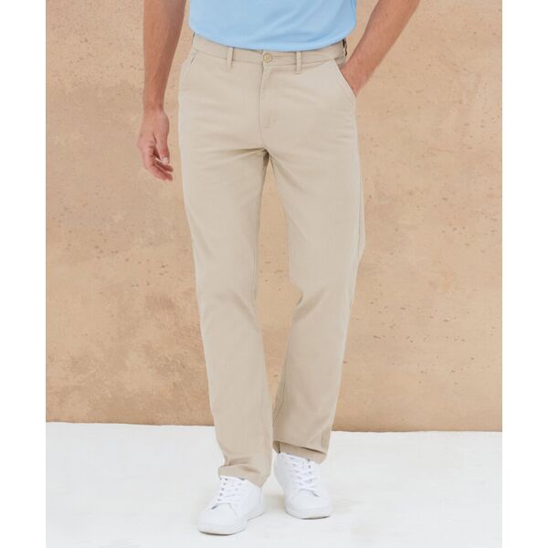 Stretch chinos with flex waistband Thumbnail