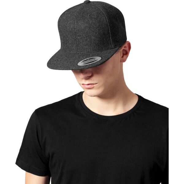 Melton wool snapback (6689M) Thumbnail