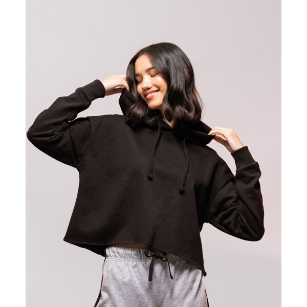 Women's cropped slounge hoodie Thumbnail