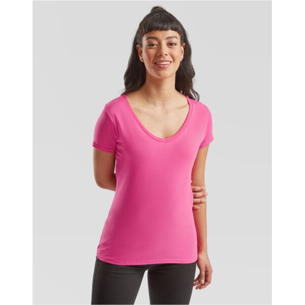 Ladies' Iconic 150 V-Neck T Thumbnail