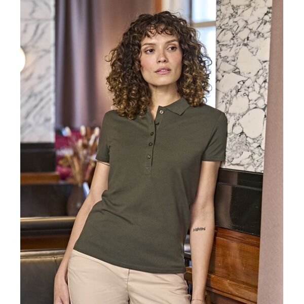 Tee Jays Ladies Luxury Stretch Polo Shirt Thumbnail