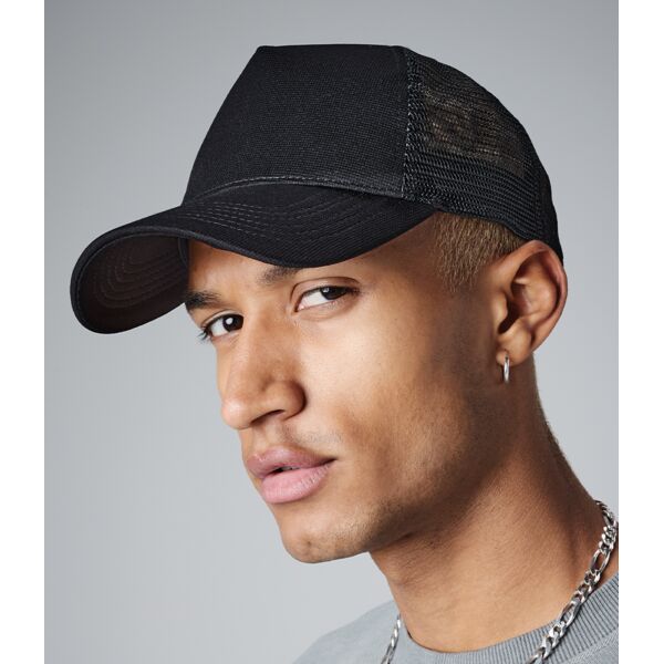 Beechfield Microknit Snapback Trucker Cap Thumbnail