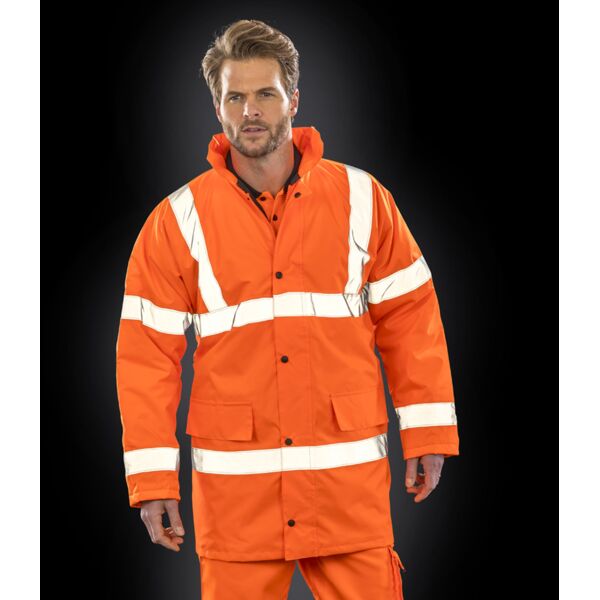 Result Core Hi-Vis Motorway Coat Thumbnail