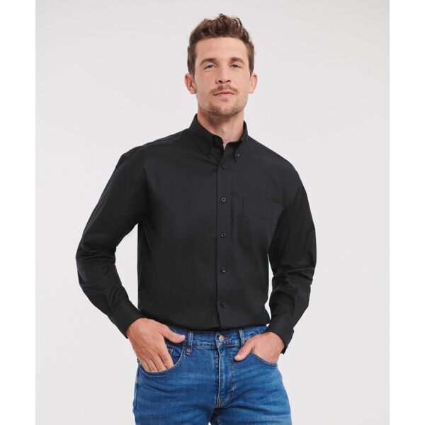 Long sleeve easycare Oxford shirt Thumbnail