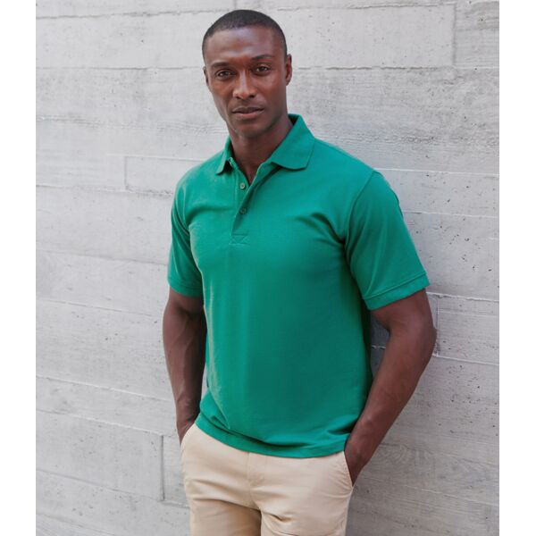 Henbury Heavy Poly/Cotton Piqué Polo Shirt Thumbnail