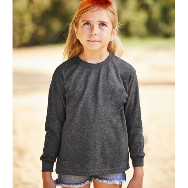 Fruit of the Loom Kids Long Sleeve Value T-Shirt Thumbnail
